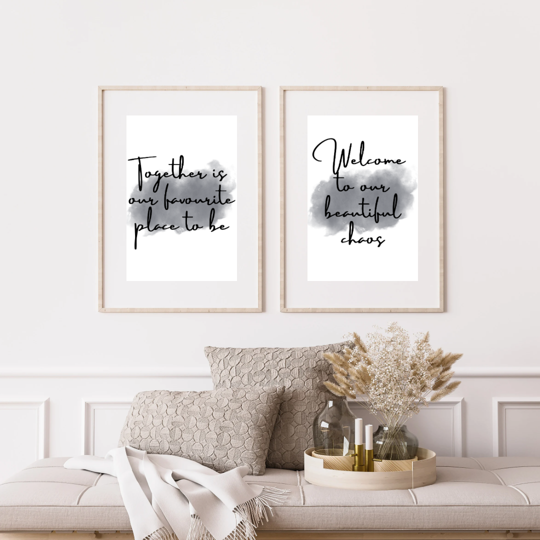 Family Chaos Duo Print