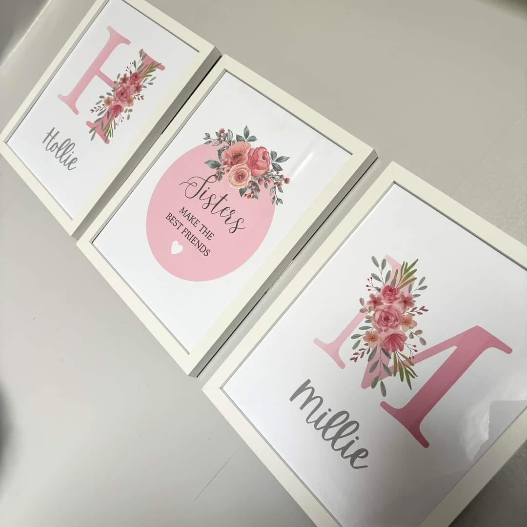 Sister Prints Set of 3