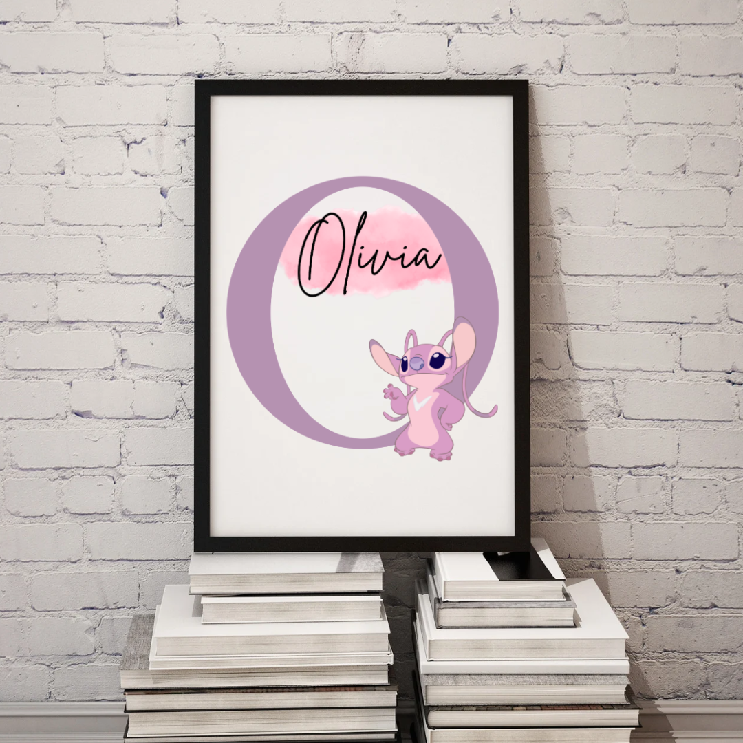 Stitch & Angel Print