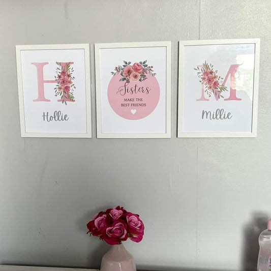 Sister Prints Set of 3