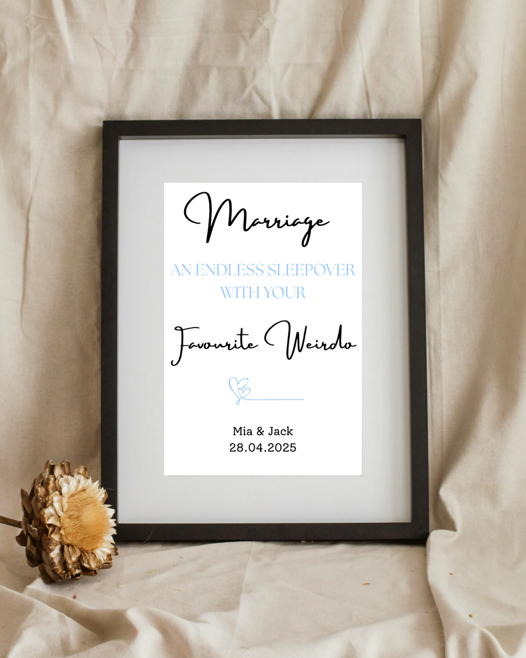 Favourite Weirdo Marriage Print