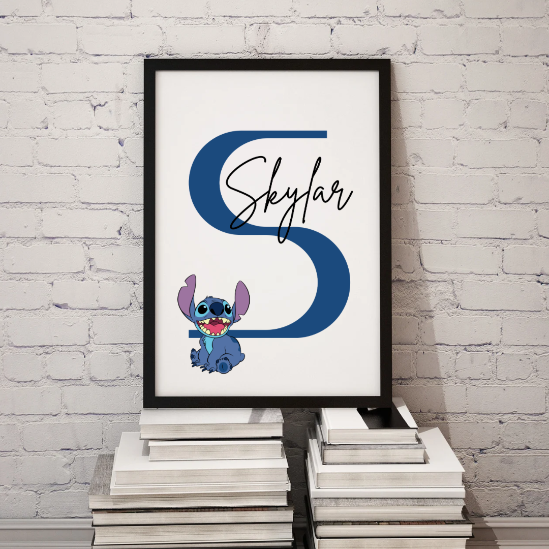Stitch & Angel Print