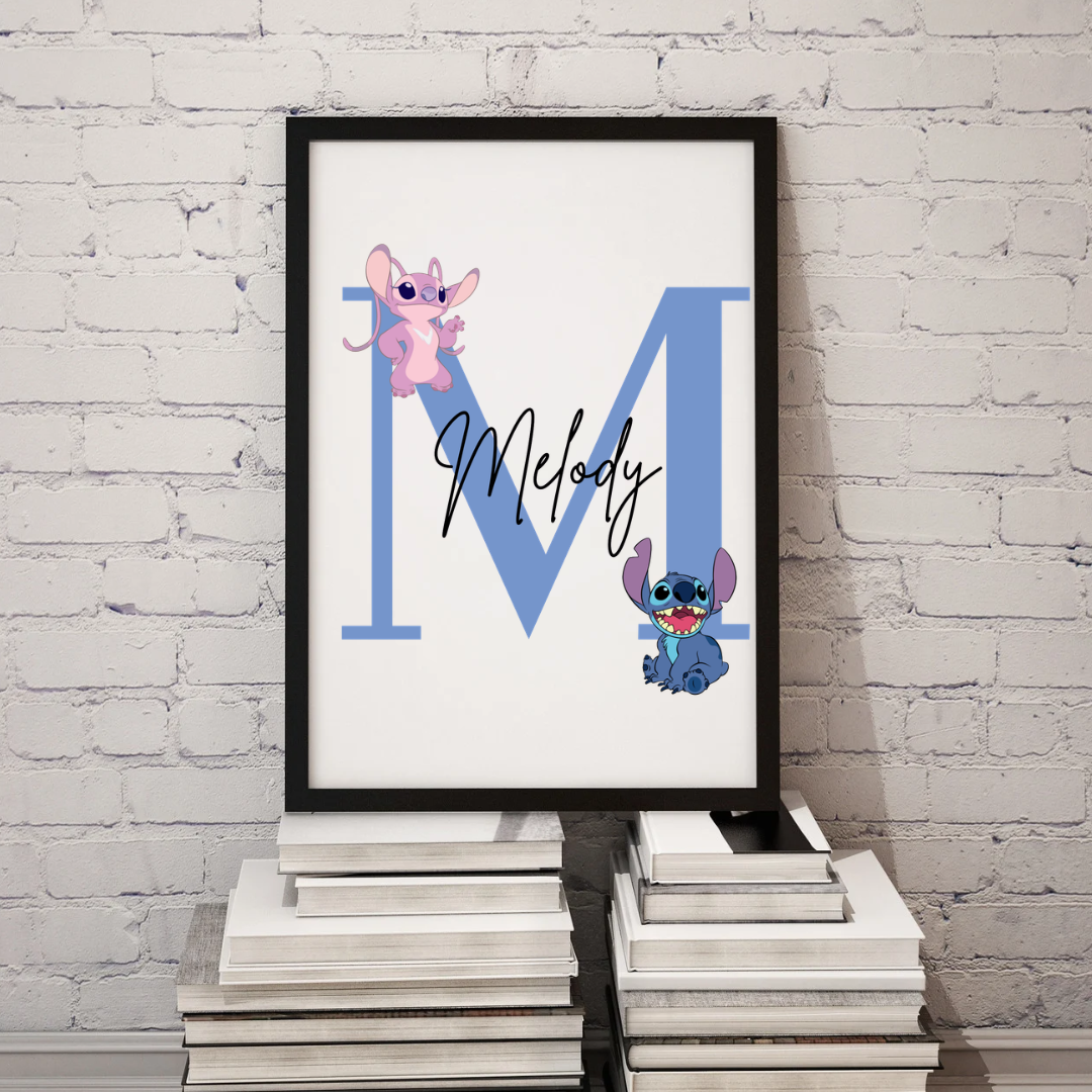 Stitch & Angel Print