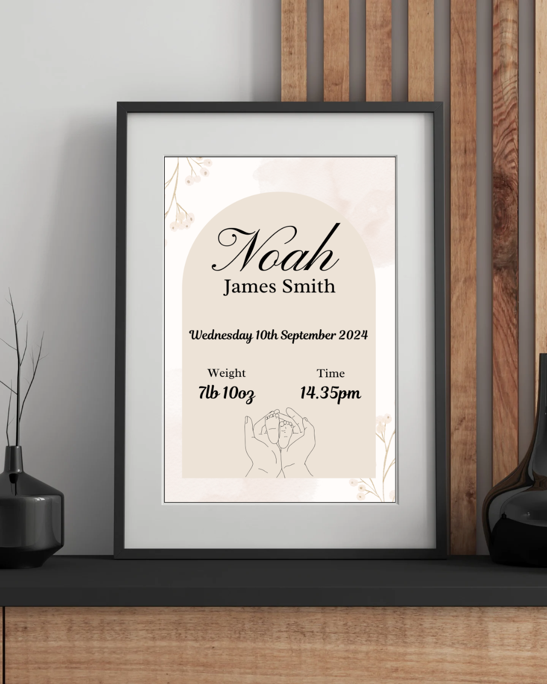 The Day I Was Born - Simple Design